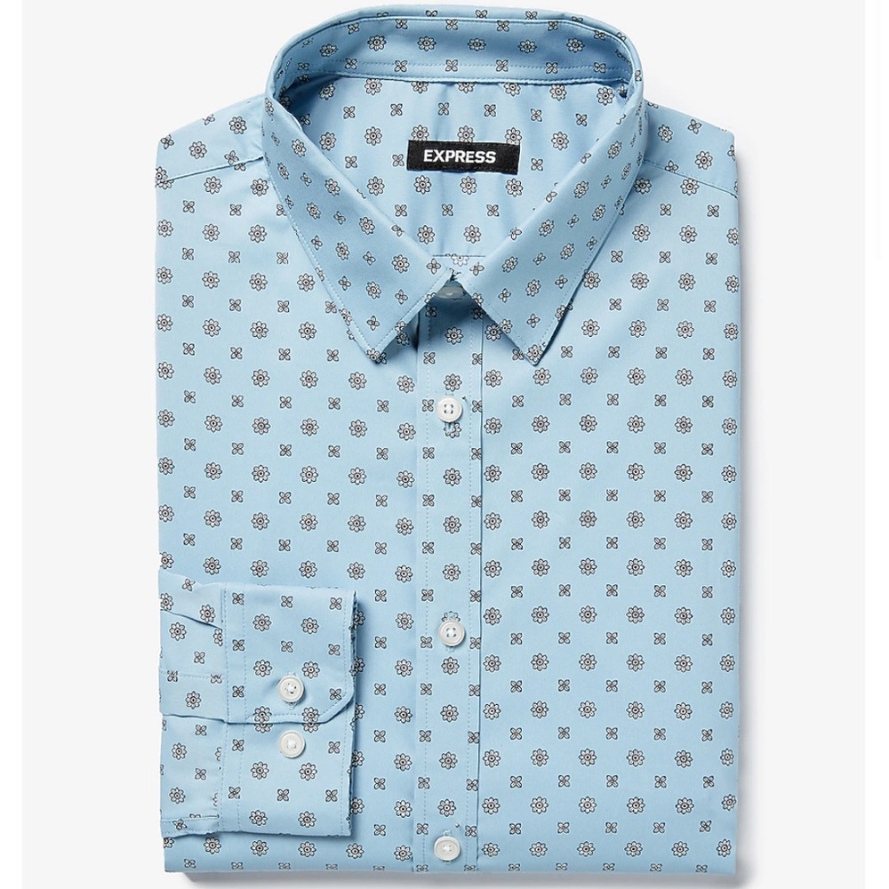 Express Wrinkle-Resistant Performance Dress Shirt